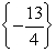 <strong>Let . Solve for x.</strong> A) B) { } C) D) { }
