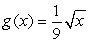 <strong>How are the graphs of and related?</strong> A) The graph of g(x) is the same as that of f(x), but stretched along the y-axis by a factor of 9. B) The graph of g(x) is the same as that of f(x), but translated downward by 9 units. C) The graph of g(x) is the same as that of f(x), but shrunk along the y-axis by a factor of 9. D) The graph of g(x) is the same as that of f(x), but translated upward by 9 units.