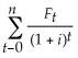 <strong>Identify the equation for calculating the net present value for a stated period of time, where = cash flow in period t, and i is the discount rate.</strong> A)NPV = B)NPV = C)NPV = D)NPV =