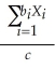<strong>If bs are weights, Xs are input values, and c is a constant or intercept, provide the equation for discriminant functions, L.</strong> A)L = B)L = b₁X₁ + b₂X₂ + ...+ bnXn + c C)L = D)L =