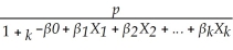 <strong>When using logistic regression, where p being the probability that the dependent variable Y = 1, X₁, X₂ ..., Xk are the independent variables, and β₀, β₁, β₂ ..., βk are unknown regression coefficients, ________ is called the odds of belonging to category 1(Y = 1).</strong> A)p(β₀ + β₁X₁ ₊ β₂X₂ + ...+ βkXk) B) C) D)