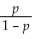 <strong>When using logistic regression, where p being the probability that the dependent variable Y = 1, X₁, X₂ ..., Xk are the independent variables, and β₀, β₁, β₂ ..., βk are unknown regression coefficients, ________ is called the odds of belonging to category 1(Y = 1).</strong> A)p(β₀ + β₁X₁ ₊ β₂X₂ + ...+ βkXk) B) C) D)