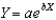 is the form of a geometric relationship.
