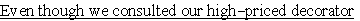 <strong> , we still could not select a colour from the chart.</strong> A)independent clause B)subordinate clause C)participle phrase D)gerund phrase E)prepositional phrase