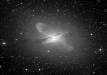 <strong>Which type of astronomical object is shown in the figure below? </strong> A) Seyfert galaxy B) irregular galaxy C) quasar D) radio galaxy