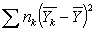 <strong>The formula, ,calculates the ______ sum of squares.</strong> A)between-group B)within-group C)total D)perceived