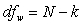 <strong>SELECT ALL THAT APPLY.Degrees of freedom:</strong> A) where k is the number of samples. B) where N is the Population size and k is the number of samples. C) . D) .