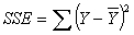 Residual sum of squares, .