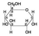 <strong> The molecule shown in the accompanying figure is ________.</strong> A) a hexose B) a pentose C) a phosphate D) fructose E) maltose