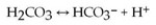 <strong>One of the buffers that contribute to pH stability in human blood is carbonic acid (H2CO3). Carbonic acid is a weak acid that, when placed in an aqueous solution, dissociates into a bicarbonate ion (HCO3−) and a hydrogen ion (H+), as noted below. If the pH of blood increases, one would expect ________.</strong> A) a decrease in the concentration of H2CO3 and an increase in the concentration of HCO3− B) an increase in the concentration of H2CO3 and a decrease in the concentration of HCO3− C) a decrease in the concentration of HCO3− and an increase in the concentration of H+ D) an increase in the concentration of HCO3− and a decrease in the concentration of OH− E) a decrease in the concentration of HCO3− and an increase in the concentration of H2CO3 and H+