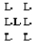 <strong>Based on the work of Navon (1977),which of the following types of stimuli would probably produce the longest reaction times if participants were required to detect the presence of an L in the figure?</strong> A) B) C) D)All reaction times would be roughly the same.
