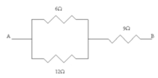 <strong>What is the resistance of the combination of resistors? </strong> A) 4.0 \Omega B) 12 \Omega C) 13 \Omega D) 14 \Omega E) 15 \Omega
