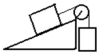 <strong>Two masses are connected by a string which passes over a pulley with negligible mass and friction.One mass hangs vertically and one mass slides on a 30.0 degrees frictionless incline.The vertically hanging mass is 4.0 kg and the mass on the incline is 6.00 kg.The acceleration of the 4.00 kg mass is </strong> A) 0.980 m/s<sup>2</sup>. B) 3.92 m/s<sup>2</sup>. C) 5.75 m/s<sup>2</sup>. D) 6.86 m/s<sup>2</sup>. E) 7.84 m/s<sup>2</sup>.