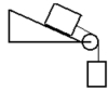 <strong>Two masses are connected by a string which passes over a pulley with negligible mass and friction.One mass hangs vertically and one mass slides on a 30.0 degrees frictionless incline.The vertically hanging mass is 6.00 kg and the mass on the incline is 4.00 kg.The acceleration of the 4.00 kg mass is </strong> A) 1.98 m/s<sup>2</sup>. B) 3.92 m/s<sup>2</sup>. C) 5.75 m/s<sup>2</sup>. D) 6.86 m/s<sup>2</sup>. E) 7.84 m/s<sup>2</sup>.