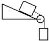 <strong>Two masses are connected by a string which passes over a pulley with negligible mass and friction.One mass hangs vertically and one mass slides on a 30.0 degrees incline.The inclined surface has a coefficient of kinetic friction of 0.200.The vertically hanging mass is 4.00 kg and the mass on the incline is 6.00 kg.The acceleration of the 4.00 kg mass is (the initial velocity of the 6.00 kg mass is up the incline) </strong> A) 7.16 m/s<sup>2</sup>. B) 5.84 m/s<sup>2</sup>. C) 2.98 m/s<sup>2</sup>. D) 1.53 m/s<sup>2</sup>. E) 3.90 m/s<sup>2</sup>.