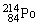 <strong>The symbol for a certain isotope of polonium is . How many neutrons are there in the nucleus of this isotope?</strong> A)84 B)130 C)214 D)298 E)314