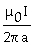 <strong>What is the value of the magnetic field at the center of a square wire of length a on the side, if the current in the wire is I?</strong> A)B = B)B = C)B = D)B = E)B = 0