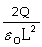 <strong>Consider two oppositely charged, parallel metal plates. The plates are square with sides L and carry charges Q and -Q. What is the magnitude of the electric field in the region between the plates?</strong> A)E =   B)E =   C)E=0 D)E =   E)E=   <div style=padding-top: 35px> 