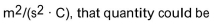 If the result of your calculation of a quantity has SI units kg ·