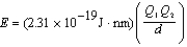 <strong>Ion interaction energies are determined by Coulomb's law: Determine the energy of potassium chloride if the radius of the potassium ion is 133 pm and that of the chloride ion is 181 pm.</strong> A) -7.36 <font face=symbol></font> 10<sup>-</sup><sup>19</sup> J B) -7.36 <font face=symbol></font> 10<sup>-</sup><sup>22</sup> J C) 7.36 <font face=symbol></font> 10<sup>-</sup><sup>19</sup> J D) 1.74 <font face=symbol></font> 10<sup>-</sup><sup>18</sup> J E) -7.36 <font face=symbol></font> 10<sup>-</sup><sup>25</sup> J