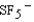 Identify the molecular structure of the molecular anion, , and the hybridization of the S atomic orbitals.