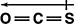 <strong>Which of the following shows the orientation of the net dipole for OCS?</strong> A)   B)   C)   D)   <div style=padding-top: 35px> 