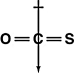 <strong>Which of the following shows the orientation of the net dipole for OCS?</strong> A)   B)   C)   D)   <div style=padding-top: 35px> 