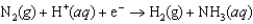 <strong>Plants convert nitrogen into ammonia. This biological nitrogen fixation is effected by enzymes called nitrogenases. The enzymes assist in the transfer of electrons. The unbalanced reaction equation is What is the change in the oxidation number of nitrogen in this reaction?</strong> A)(<font face=symbol></font>1) B)(<font face=symbol></font>3) C)(<font face=symbol></font>3) D)(<font face=symbol></font>2) E)(<font face=symbol></font>1)