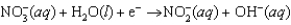 <strong>Enzymes in plants convert nitrate into ammonia. The unbalanced half-reaction equation is given below. What is the stoichiometric coefficient of the electrons, e<font face=symbol><sup></sup></font>, in the balanced reaction equation? </strong> A)1 B)2 C)3 D)4 E)5