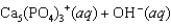 Hydroxyapatite, which is a component of tooth enamel, is very insoluble in water. For the following reaction, K<sub>sp</sub> <font face=symbol></font> 2.3 <font face=symbol></font> 10<font face=symbol><sup></sup></font><sup>59</sup>. What is the molar concentration of Ca<sub>5</sub>(PO<sub>4</sub>)<sub>3</sub><font face=symbol><sup></sup></font> when the pH of the mouth is 4.0?