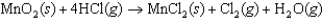 <strong>Consider the following chemical reaction used to construct a voltaic cell Which one of the following statements is correct?</strong> A)MnCl<sub>2</sub> is produced at the anode. B)Cl<font face=symbol><sup></sup></font><sup> </sup>ions are reduced at the cathode. C)MnO<sub>2</sub> is the reducing agent. D)Three moles of electrons are transferred in this reaction. E)Electrons travel from Cl<font face=symbol><sup></sup></font> to Mn<sup>4</sup><font face=symbol><sup></sup></font>.