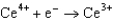<strong>Use the table of standard reduction potentials below to identify the metal or metal ion that is the weakest reducing agent. Standard Reduction Potentials (volts) in Aqueous Solution <font face=symbol></font>1.70 <font face=symbol></font>0.520 <font face=symbol></font>0.036 <font face=symbol></font>0.400 <font face=symbol></font>0.73 <font face=symbol></font>1.66</strong> A)Cr B)Fe C)Cu D)Ce<sup>4</sup><font face=symbol><sup></sup></font> E)Al<sup>3</sup><font face=symbol><sup></sup></font>