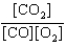 <strong>At a high temperature, carbon dioxide decomposes to produce carbon monoxide and oxygen. Which expression corresponds to the equilibrium constant for the reaction written as </strong> A) B) C) D) E)