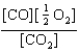 <strong>At a high temperature, carbon dioxide decomposes to produce carbon monoxide and oxygen. Which expression corresponds to the equilibrium constant for the reaction written as </strong> A) B) C) D) E)