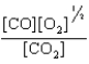 <strong>At a high temperature, carbon dioxide decomposes to produce carbon monoxide and oxygen. Which expression corresponds to the equilibrium constant for the reaction written as </strong> A) B) C) D) E)