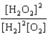 <strong>Which expression corresponds to the equilibrium constant for the reaction written as 2H<sub>2</sub>(g) <font face=symbol></font> O<sub>2</sub>(g)   2H<sub>2</sub>O<sub>2</sub>(g)?</strong> A)[H<sub>2</sub>]<sup>2</sup>[O<sub>2</sub>] B)   C)   D)   E)   <div style=padding-top: 35px> 