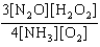 <strong>Which expression corresponds to the equilibrium constant K<sub>c</sub> for the reaction written as 2NH<sub>3</sub>(g) <font face=symbol></font> 2O<sub>2</sub>(g)   N<sub>2</sub>O(g) <font face=symbol></font> 3H<sub>2</sub>O<sub>2</sub>(g)</strong> A)   B)   C)   D)[N<sub>2</sub>O][H<sub>2</sub>O<sub>2</sub>]<sup>3</sup> E)   <div style=padding-top: 35px> 