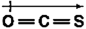 <strong>Which of the following shows the orientation of the net dipole for OCS?</strong> A) B) C) D)