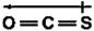 <strong>Which of the following shows the orientation of the net dipole for OCS?</strong> A) B) C) D)