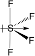 <strong>Which of the following diagrams shows the correct orientation of the dipole in sulfur tetrafluoride?</strong> A) B) C) D) E)