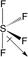 <strong>Which of the following diagrams shows the correct orientation of the dipole in sulfur tetrafluoride?</strong> A) B) C) D) E)