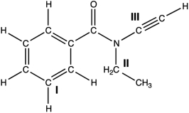 <strong>Identify the hybridization of the three carbon atoms labeled in the following molecule. I II III I II III</strong> A)sp<sup>2</sup>, sp<sup>3</sup>, sp<sup>2</sup> B)sp<sup>3</sup>, sp<sup>2</sup>, sp C)sp, sp<sup>3</sup>, sp<sup>2</sup> D)sp<sup>2</sup>, sp, sp<sup>3</sup> E)sp<sup>2</sup>, sp<sup>3</sup>, sp