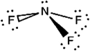   In the diagram each F has 3 pairs of nonbonding electrons.