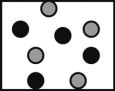 <strong>Which picture best represents an atomic-level view of hydrochloric acid, which is a strong acid, in aqueous solution (water molecules not shown)?</strong> A) B) C) D)