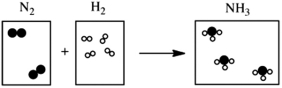 <strong>Which of the following cartoons depict a balanced reaction?</strong> A) B) C) D) E)