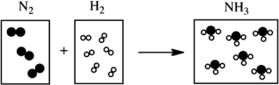 <strong>Which of the following cartoons depict a balanced reaction?</strong> A) B) C) D) E)