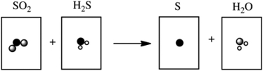 <strong>Which of the following cartoons depict a balanced reaction?</strong> A) B) C) D) E)