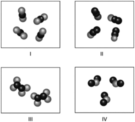 Which molecules shown below have the same molecular formula?