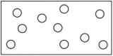 <strong>Which of the following depicts a heterogeneous mixture?</strong> A) B) C) D) E)None of the above are heterogeneous mixtures.