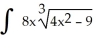 <strong>Determine the integral by making an appropriate substitution. dx</strong> A) + C B) + C C) + C D) + C